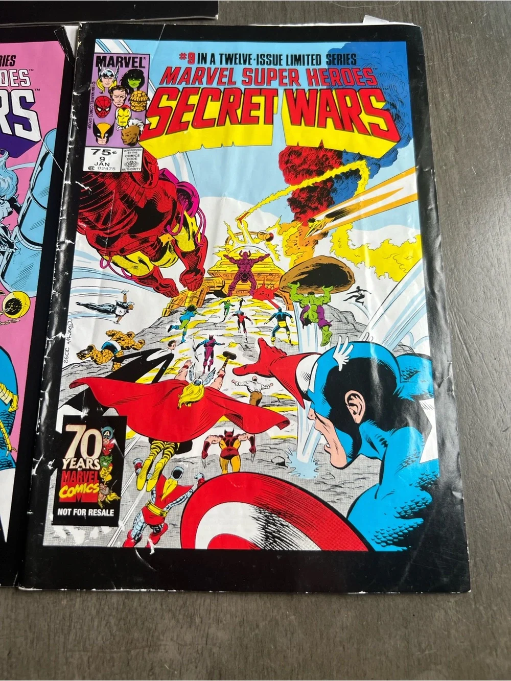 Marvel Secret Wars #5 #7 #9 Hasbro Comic Pack Reprint Lot 70 Years Variant 2009